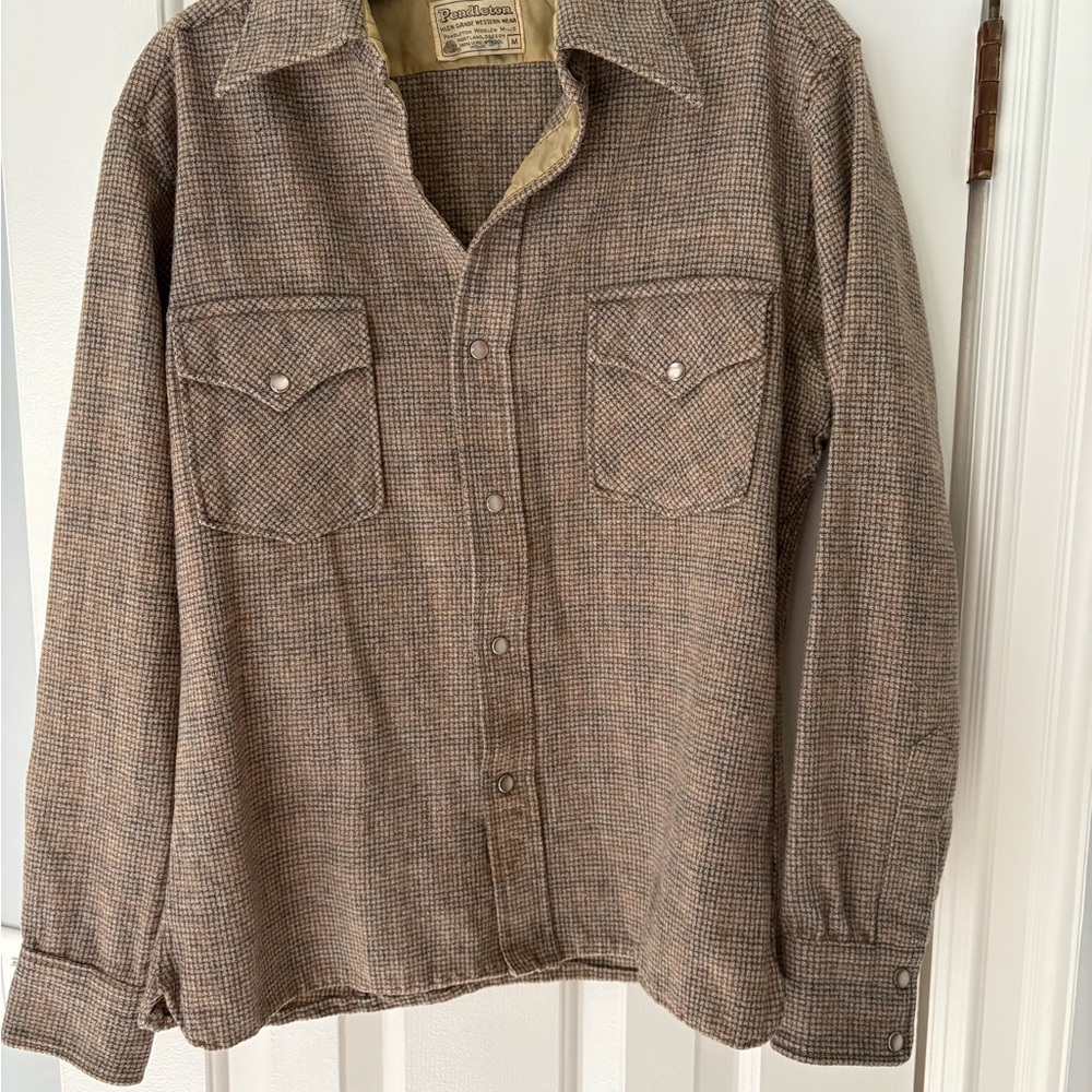 Pendleton Tan Shirt Jacket